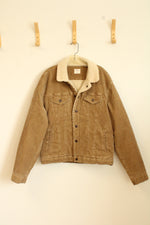 Gap Tan Corduroy with Sherpa Collar Jacket | L