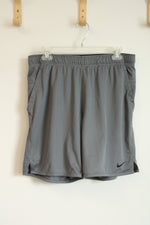 Nike Dri_Fit Gray Athletic Shorts | M