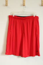 Nike Dri-Fit Red Athletic Shorts | XXL