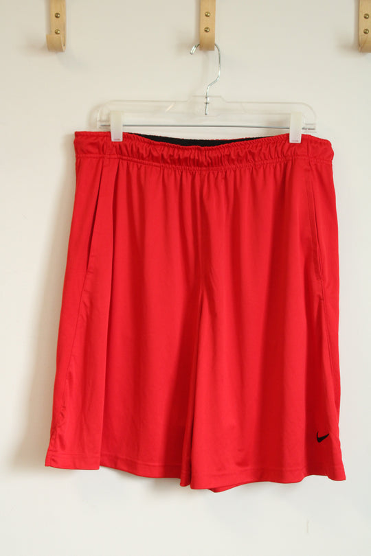 Nike Dri-Fit Red Athletic Shorts | XXL