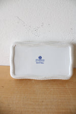 Vintage Elizabeth Arden Porcelain Cat On A Pillow Trinket Dish