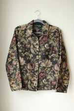 Lemongrass Vintage Floral Tapestry Jacket | M
