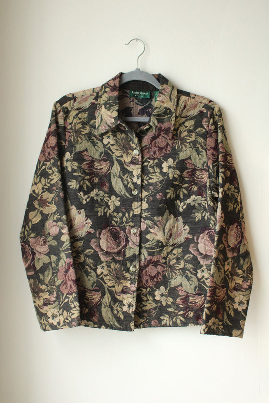 Lemongrass Vintage Floral Tapestry Jacket | M