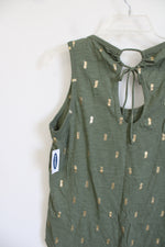 NEW Old Navy Green Pineapple Tank | M