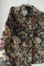 Lemongrass Vintage Floral Tapestry Jacket | M