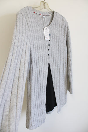 Made With Heart Gray Top | S