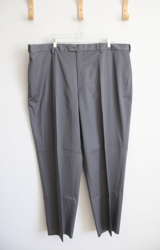 NEW Perry Ellis Premium Flex Twill Gray Dress Pants | 44X30