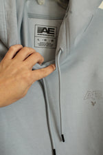 American Eagle Baby Blue Hoodie | L