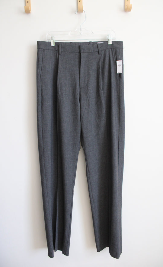 NEW Gap 90s Loose Gray Dress Pants | 33X34
