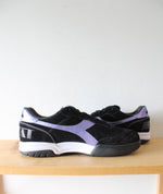 Diadora Maverick Studio Metallic Purple Black & White Sneakers | Size 10