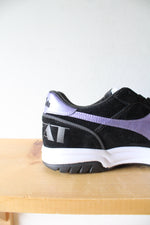 Diadora Maverick Studio Metallic Purple Black & White Sneakers | Size 10