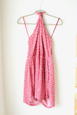 Banana Republic Red White Patterned Halter Neck Romper | L
