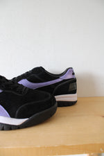 Diadora Maverick Studio Metallic Purple Black & White Sneakers | Size 10