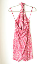 Banana Republic Red White Patterned Halter Neck Romper | L