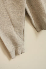 Chaps Light Gray Textured 3/4 Zip Pullover | XXL