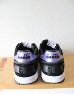 Diadora Maverick Studio Metallic Purple Black & White Sneakers | Size 10
