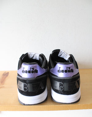 Diadora Maverick Studio Metallic Purple Black & White Sneakers | Size 10