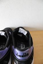 Diadora Maverick Studio Metallic Purple Black & White Sneakers | Size 10