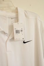 NEW Nike Dri-Fit White Athletic Polo Shirt | XXL