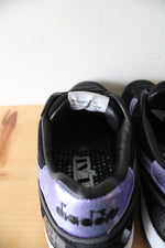 Diadora Maverick Studio Metallic Purple Black & White Sneakers | Size 10