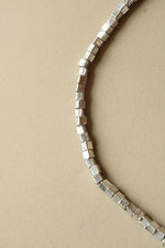 NEW Ten Thousand Villages Cubed Silver Necklace