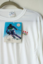 NEW DuoFold USA Olympics White Long Sleeved Shirt | L