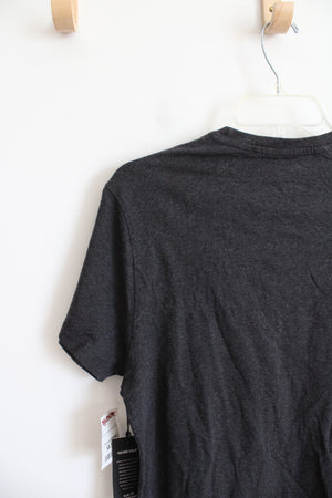 NEW Kenneth Cole Slim Fit Dark Gray Knit Shirt | M
