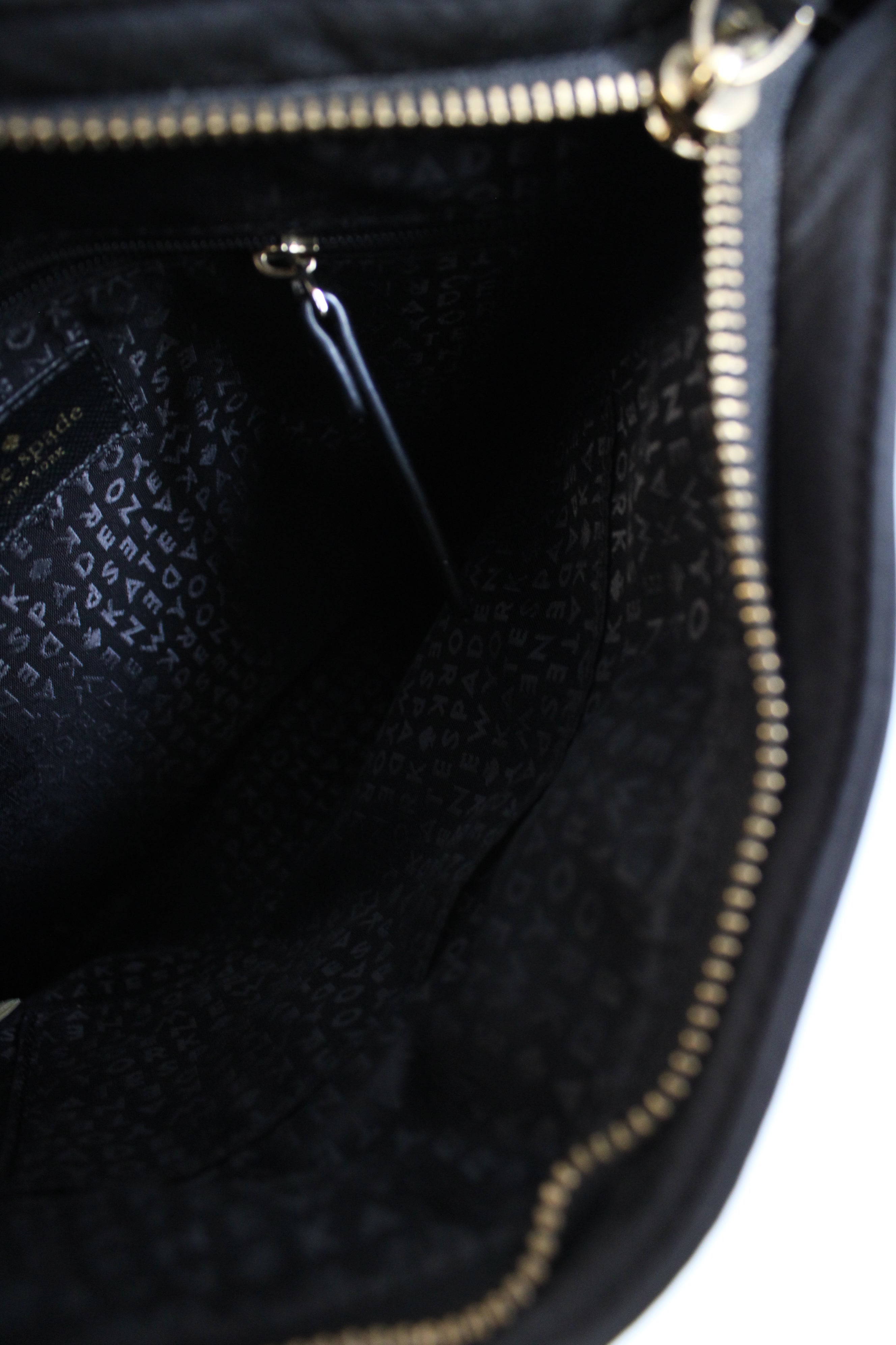 Kate Spade Dessi Wilson Road Black Nylon Crossbody Bag