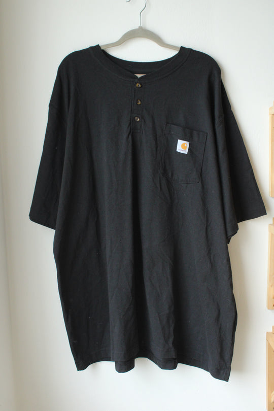 Carhartt Original Fit Black Pocket Tee | 3XL