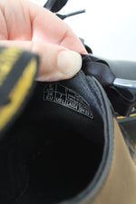 Dr. Martens Holly Black Leather Platform Oxford Shoes | Size 7