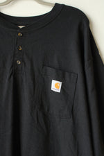 Carhartt Original Fit Black Pocket Tee | 3XL