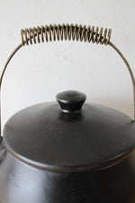McCoy Vintage Black Kookie Kettle Teapot