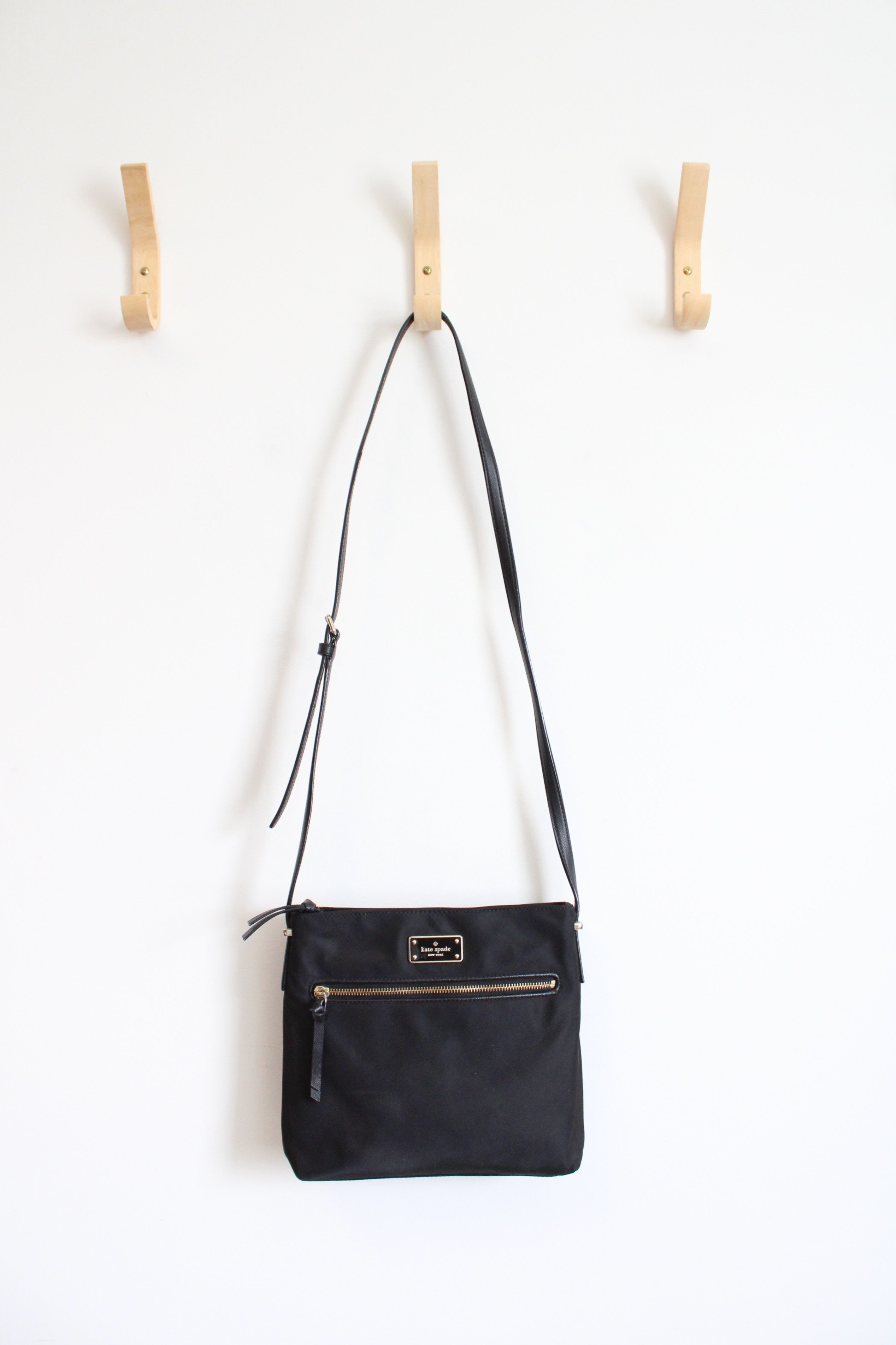 Kate Spade Dessi Wilson Road Black Nylon Crossbody Bag