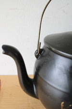 McCoy Vintage Black Kookie Kettle Teapot
