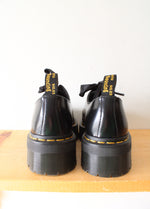 Dr. Martens Holly Black Leather Platform Oxford Shoes | Size 7