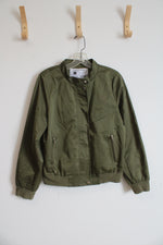 Walk In Love Olive Green Okay, Let's Do This Jacket | M