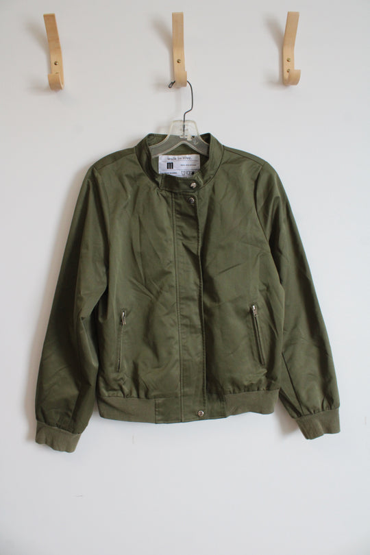 Walk In Love Olive Green Okay, Let's Do This Jacket | M