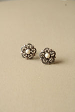 Sterling Silver Flower Stud Earrings