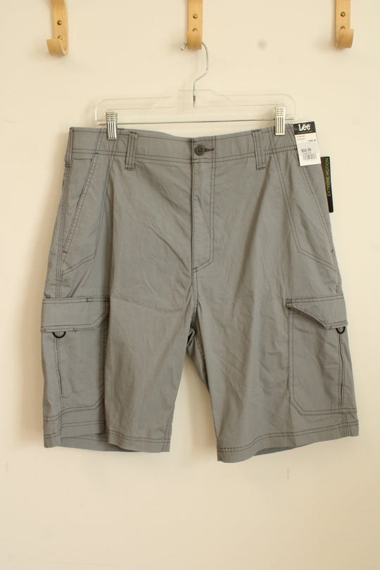 NEW Lee Storm Gray Cargo Shorts | 36