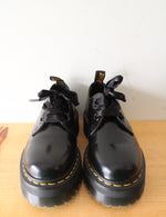 Dr. Martens Holly Black Leather Platform Oxford Shoes | Size 7