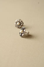 Sterling Silver Flower Stud Earrings
