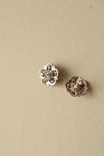 Sterling Silver Flower Stud Earrings