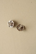 Sterling Silver Flower Stud Earrings