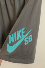 Nike SB Gray & Teal Athletic Shorts | XL
