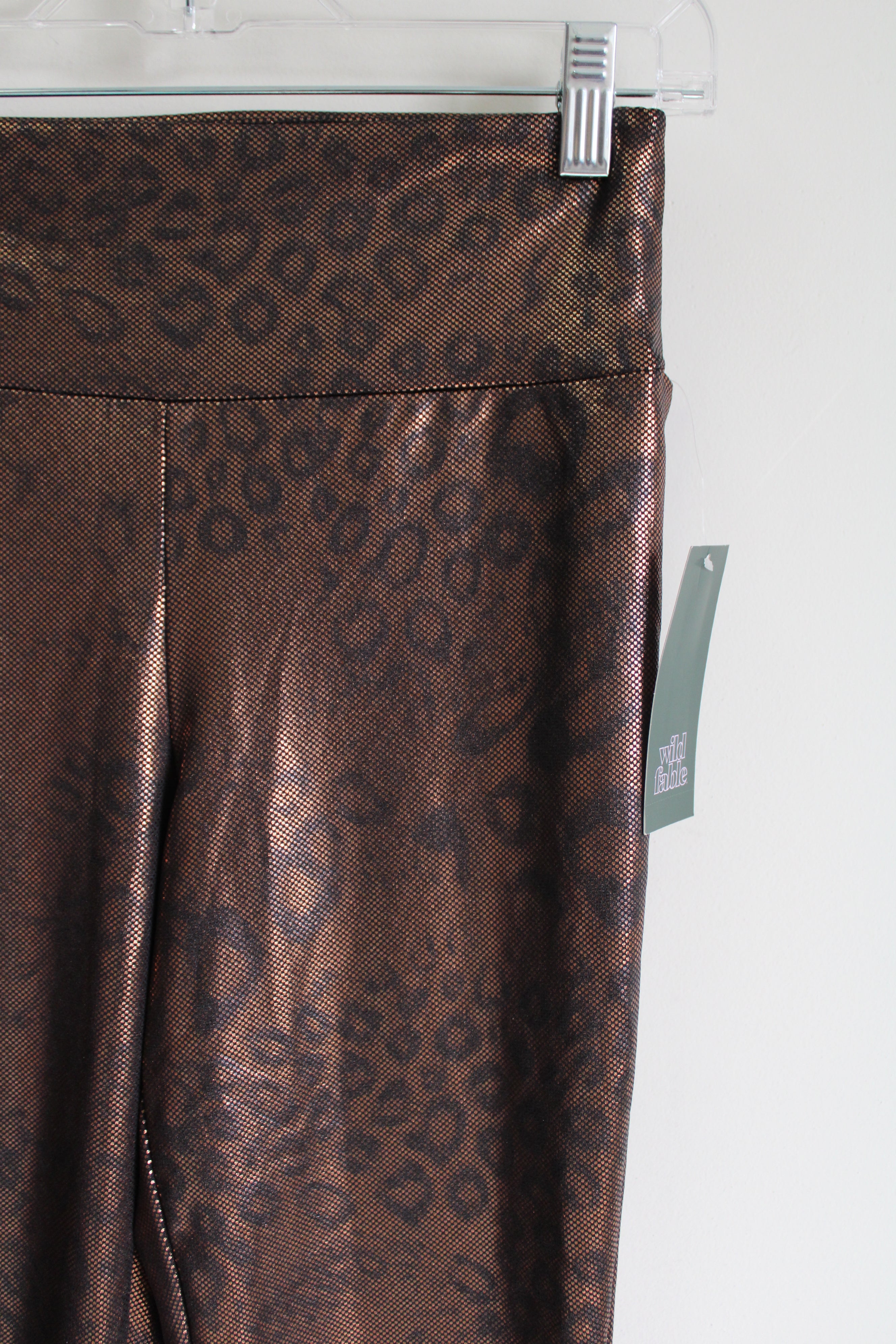 NEW Wild Fable Metallic Leopard Print Leggings