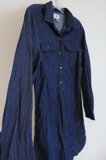 Old Navy Dark Wash Chambray Dress | S