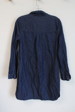 Old Navy Dark Wash Chambray Dress | S