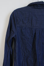 Old Navy Dark Wash Chambray Dress | S