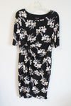 Connected Apparel Black Floral Dress | 14