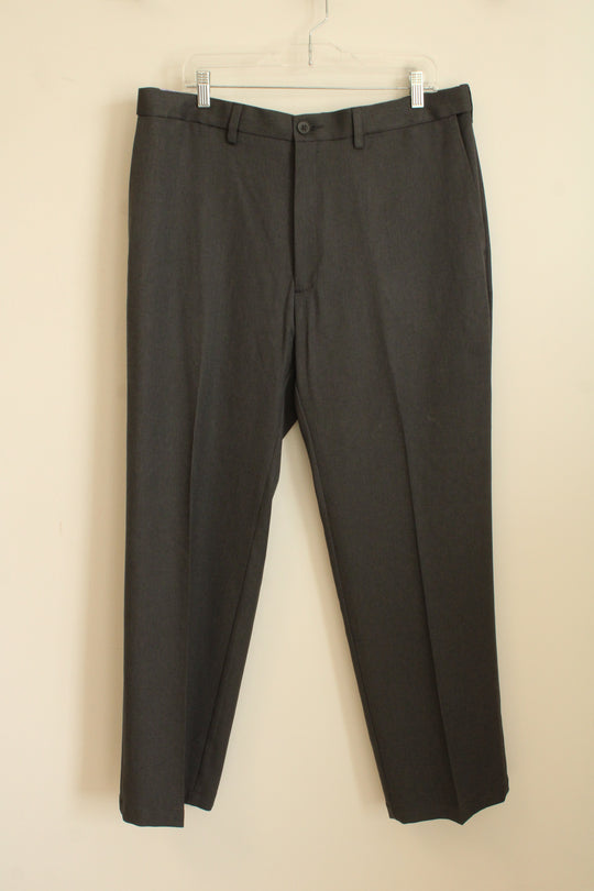 NEW Haggar Cool 18 Pro Gray Dress Pants | 38